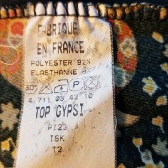 Affinites Armand Thiery Top Gypsi Paisley Multicolor - Size S - Picture 5 of 5